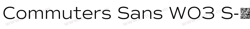 Commuters Sans W03 S字体转换 Commuters Sans W03 S字体转换